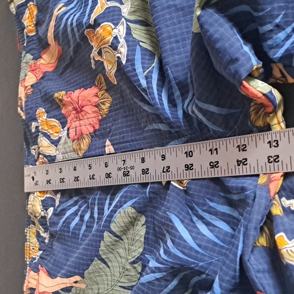 Tommy Bahama Swim Trunks Mens Medium AOP Hawaiian Pattern Mesh Lined Drawstring - Picture 6 of 9
